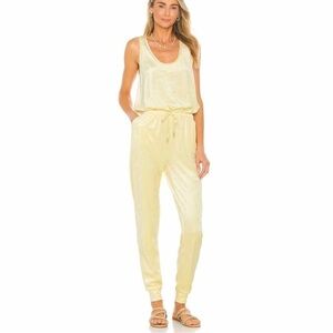 Generation Love Emery Jumpsuit Yellow Size Large
